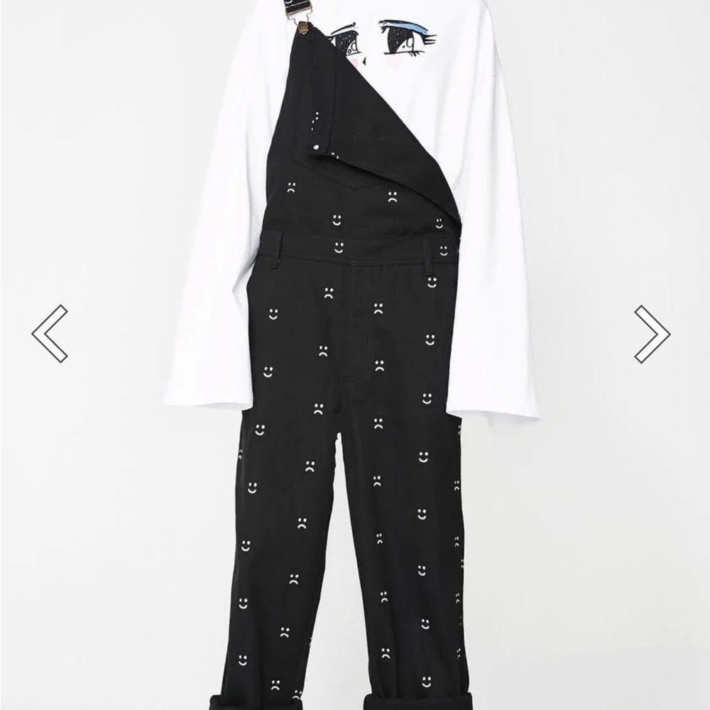 Lazy Oaf Happy Sad Dungarees